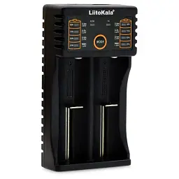Зарядний пристрій для акумуляторів Liitokala 2 Slots, Li-ion/Ni-MH/Ni-Cd/AA/ААA/AAAA/С (lii-202) - мініатюра 1
