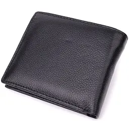 Стильний чоловічий гаманець із натуральної шкіри ST Leather 22457 чорний - мініатюра 2