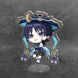 Акрилова колекційна фігурка Chibi Геншин Імпакт - Genshin Impact (Мандрівник Скарамуччі) 3 10 см