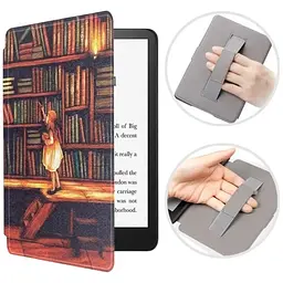 Чохол-книжка BeCover Smart Case для Amazon Kindle Paperwhite 12th Gen. 2024 7" Library Girl (712856) - мініатюра 2