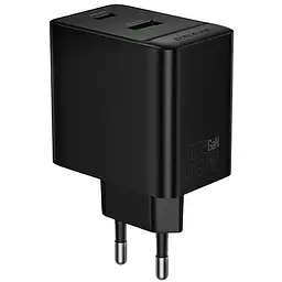 МЗП Borofone BAS17A Erudite PD65W+QC3.0 (1USB-A/1C) Black - мініатюра 3
