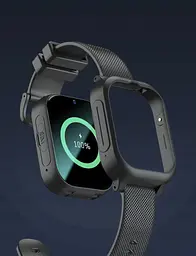 Дитячий смарт-годинник Lemfo K26 з GPS-відеодзвінком HD-камерою та 2 додатковими корпусами в комплекті Чорний - мініатюра 9