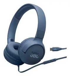 Навушники з мікрофоном JBL Tune 520C USB-C JBLT520CBLU Blue