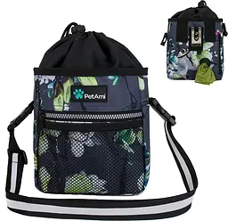 Сумка для вигулу собак PetAmi Floral Grey