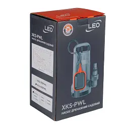 Насос дренажний садовий 0.4кВт Hmax 7м Qmax 233л/хв (част. до 25мм) LEO (773163) - мініатюра 3
