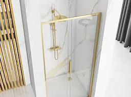 Душові двері Rea Rapid Slide 120 gold REA-K5614 - мініатюра 6