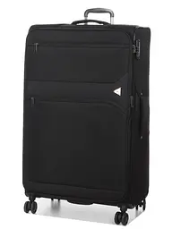 Валіза велика XL тканинна з розширенням Snowball 21504 90×54×31см 130+12л Чорний