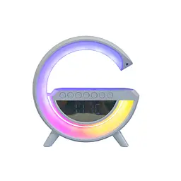 Bluetooth-колонка світильник із бездротовою зарядкою світильник нічник G-Smart 5W BT 3401 - мініатюра 3