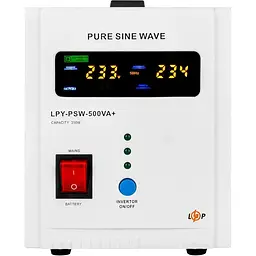 Джерело безперебійного живлення [ДБЖ] LogicPower UPS В500 + LiFePO4 410Wh [37437] [126877] - мініатюра 3