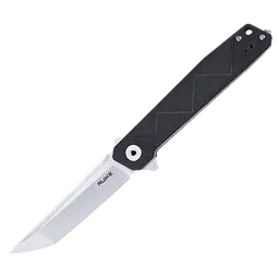 Ніж складаний туристичний Ruike P127-B/(9.1 см) 14C28N/G10 + steel 420 чорний