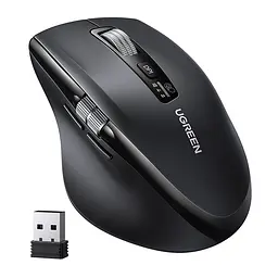 Маніпулятор миша бездротова UGREEN M751 Multi-mode Wireless Mouse Black (UGR-45792) - мініатюра 3