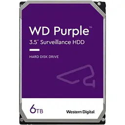 Жорсткий диск 3.5" Western Digital Purple 6TB SATA 128MB [WD62PURZ] [108155] - мініатюра 2
