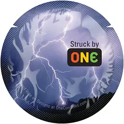 Презерватив One Color Sensations - Struck by One (Lavender) 1 шт. - мініатюра 2