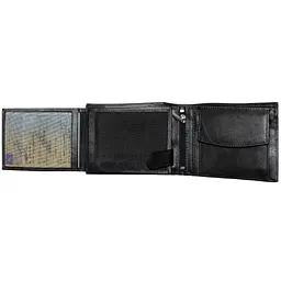 Портмоне чоловіче шкіряне Semi Line RFID Black (P8276-0) - мініатюра 3