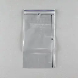 Пакети Zip-Lock прозорі 10x18 см, 100 шт, поліетиленові пакети із застібкою - мініатюра 2