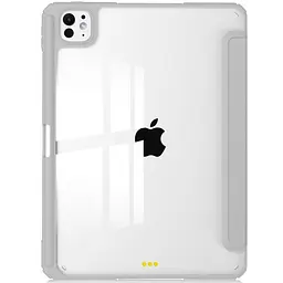 Чохол-книжка BeCover Soft Edge TPU з кріпленням Apple Pencil для Apple iPad Pro 11 M4 2024 Сірий (711715) - мініатюра 2