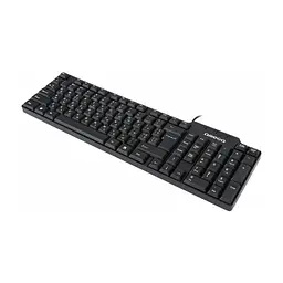 Клавіатура Omega OK-05 Cyrillic Version USB Black (OK05TRU) - мініатюра 3