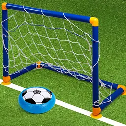 Аерофутбольний набір Hover Ball зі світлодіодним підсвічуванням і воротами на присосках - мініатюра 5
