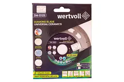 Диск відрізний алмазний MasterTool кераміка Wertvoll 125мм Universal Ceramics - мініатюра 2