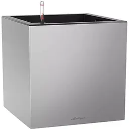 Вазон Lechuza Canto Premium 40 low срiбний металік (13758)