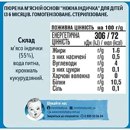 Пюре Gerber Ніжна індичка 80 г - мініатюра 2