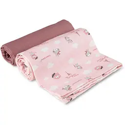 Пелюшка багаторазова Canpol babies Bonjour Paris рожева 70х70 см 2 шт. (26/901_pin) - мініатюра 2