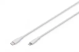 Кабель для зарядки Assmann USB, USB-C - Lightning 1 м, USB 2.0, 60W AK-600110-010-W White