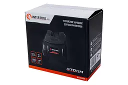 Зарядний пристрій для акумулятора інструменту Intertool Storm WT-0344 20В x 2Ач Li-Ion - мініатюра 4