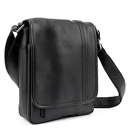 Класичний чоловічий месенджер з клапаном TIDING BAG t003A чорний