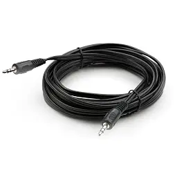 Кабель мультимедійний 3.5mm M to 3.5mm M 5.0m Vinga (VCPDCJ35MM5BK) - мініатюра 2