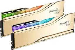 Оперативна пам'ять G.Skill 32GB (2x16GB) DDR5 6400MHz Trident Z5 Royal Gold (F5-6400J3039G16GX2-TR5G) - мініатюра 2