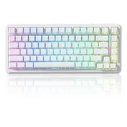 Ігрова магнітна клавіатура Attack Shark X82 Pro / Три режими підключення / Magnetic Switch / White