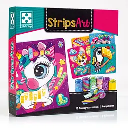 Набір для творчості  Strips Art. Щасливі мордочки Vladi Toys VT4433-13 shop (4820234763863)