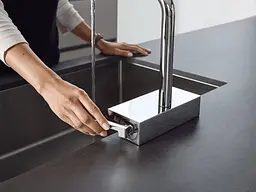 Змішувач Hansgrohe Aquno Select M81 170 3jet кухонний з витяжним виливом 73837000 Хром - мініатюра 4