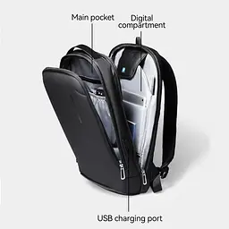 Рюкзак Mark Ryden для ноутбука 15.6 дюймів MR9008 із зовнішнім USB-портом Graphite - мініатюра 2