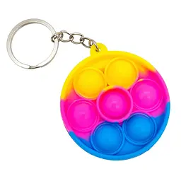 Дитячий антистрес-брелок Pop It міні М'яч AA3641-8 силікон, 5,5 х5, 5х1 см
