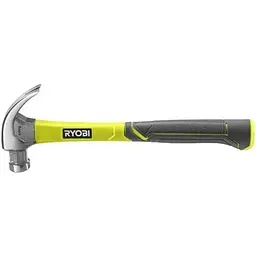 Молоток столярний RHHCC450 450г магнітний утримувач руків'я скловолокно Ryobi hoz0013587