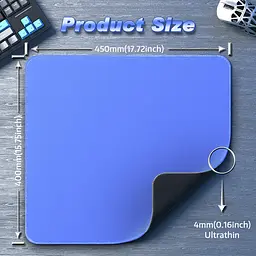 Ігровий килимок Attack Shark CM02 / 40*45 см / Blue - мініатюра 2