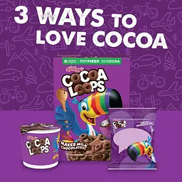 Сухий сніданок Kellogg's Cocoa Loops Makes Milk Chocolatey 470г - мініатюра 7