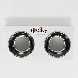 Hollky Base S — миски на підставці для маленьких собак та котів (2 × 0,45 л) - мініатюра 4