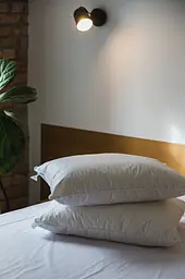 Подушка Ecotton 50х70 см Ecofill Premium антиалергенна з біопухом біла в чохлі для зберігання White (25069) - мініатюра 4