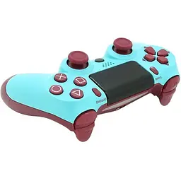 Геймпад Brazzers бездротовий для PS4 Wireless DualShock 4 роз'єм для навушників LED light bar Cyan 3.7V 600 mAh Blister-box