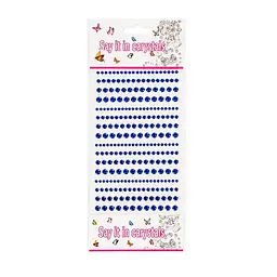 Декоративні наклейки Bambi XY-020(Blue) для авто, ноутбуків, телефонів