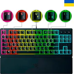 Клавіатура Razer Ornata V3 TKL RGB Mecha-Membrane Switch UKR (RZ03-04881800-R371) [102013] - мініатюра 2