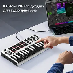 Кабель для принтера UGREEN US370 USB-C - USB-B 2.0 2 м чорний (80807) - мініатюра 8