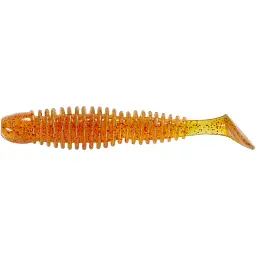 Силікон Reins Bubbling Shad 3" 566 Motor Oil Red Flake (8 шт/уп)