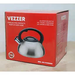 Чайник Vezzer зі свистком 3 л (VZ0068S) - мініатюра 6