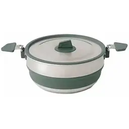 Каструля Sea To Summit Detour Stainless Steel Collapsible Pot 3 L Laurel Wreath Green (1033-STS ACK026021-402002)