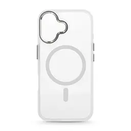 Чехол Apple iPhone 17, Unit MagSafe, белый, прозрачный, магсейф, противоударный, магнитный, панель-накладка с поддержкой MagSafe, с поддержкой беспроводной зарядки, TPU+PC, защита всего корпуса, ударопрочный, ArmorStandart (ARM88998)