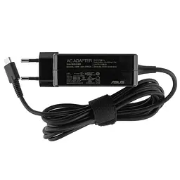 Блок живлення для ноутбука Asus USB-C 65W, Type-C, квадратний, адаптер+перехідник, Black - мініатюра 3